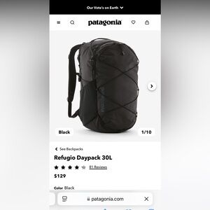 Patagonia Refugio Daypack 30L